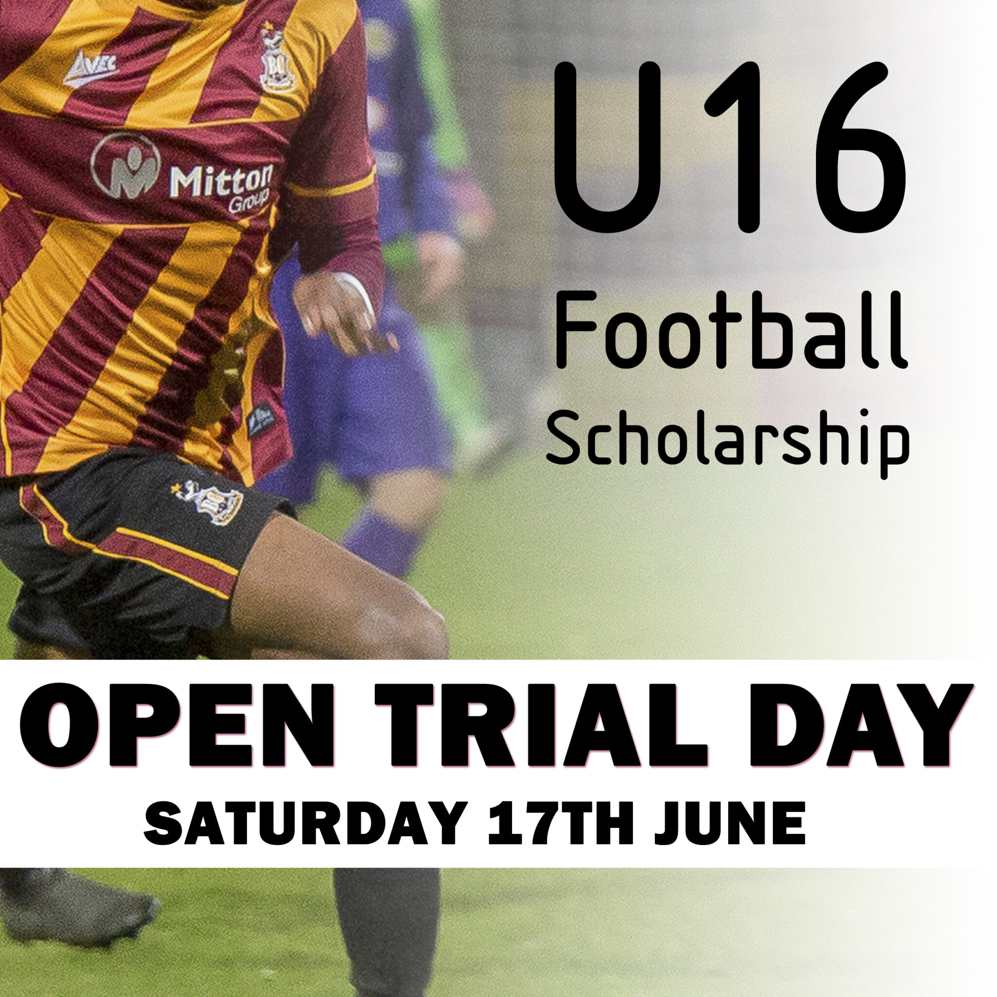 U16’s Trial Bradford City AFC